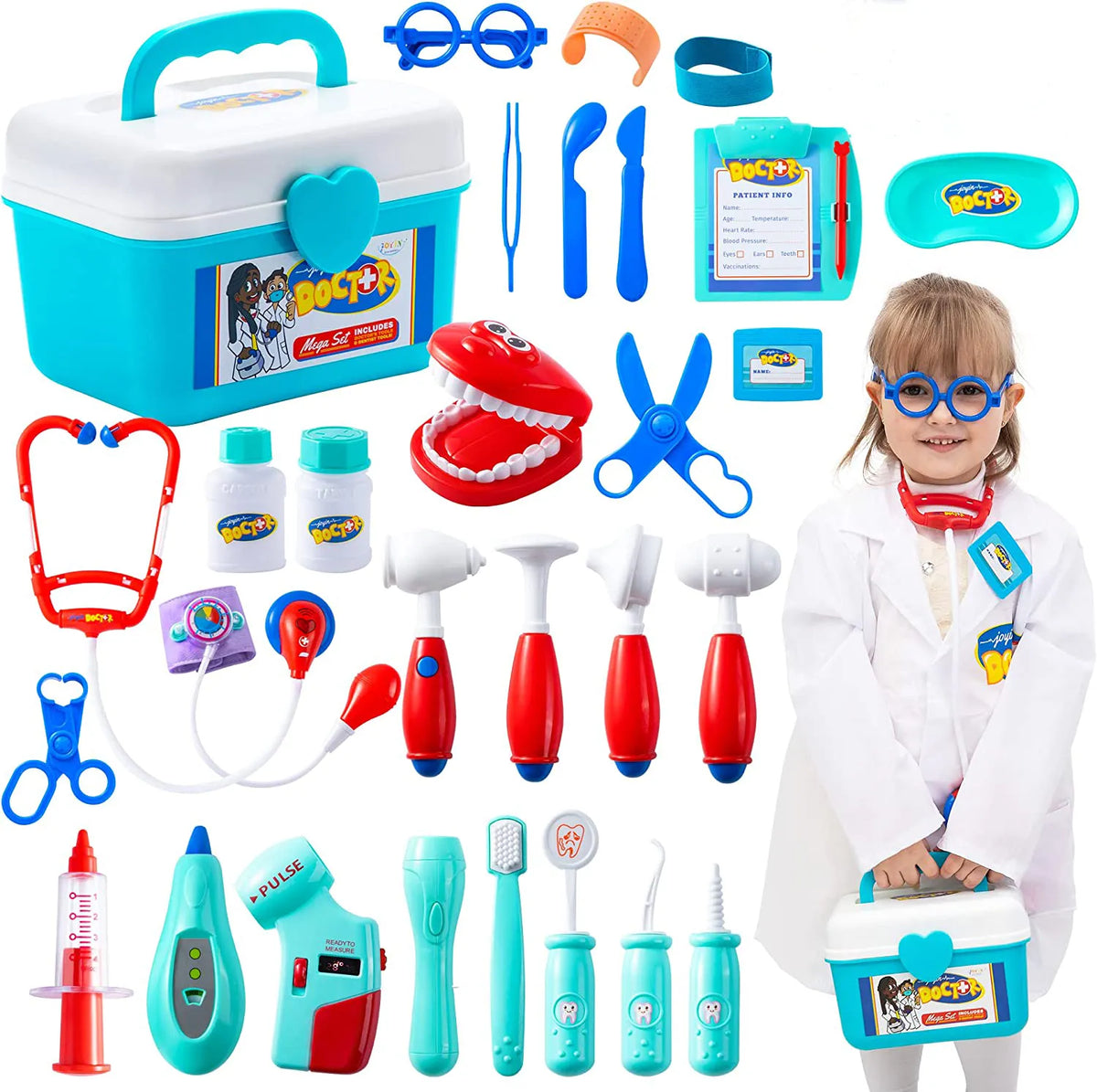 We have a huge selection of Doctor Pretend-n-play 31-piece Kit JOYIN in our  store online